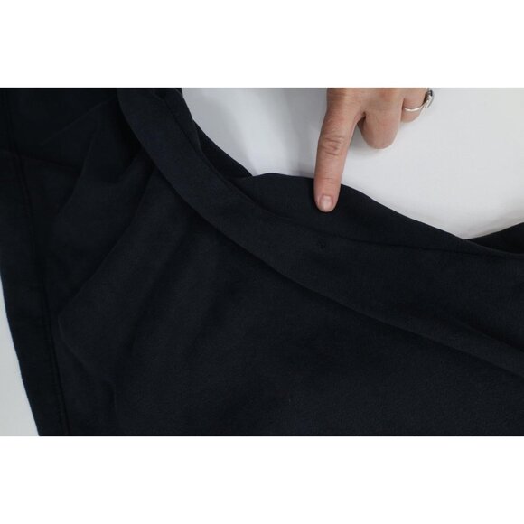 Vintage Nike Mens 2XL XXL Distressed Spell Out Cuffed Sweatpants Joggers Black - Picture 10 of 16